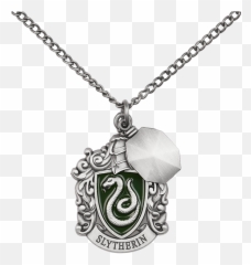 Slytherin House Crest Necklace - Hello Kitty Transparent png