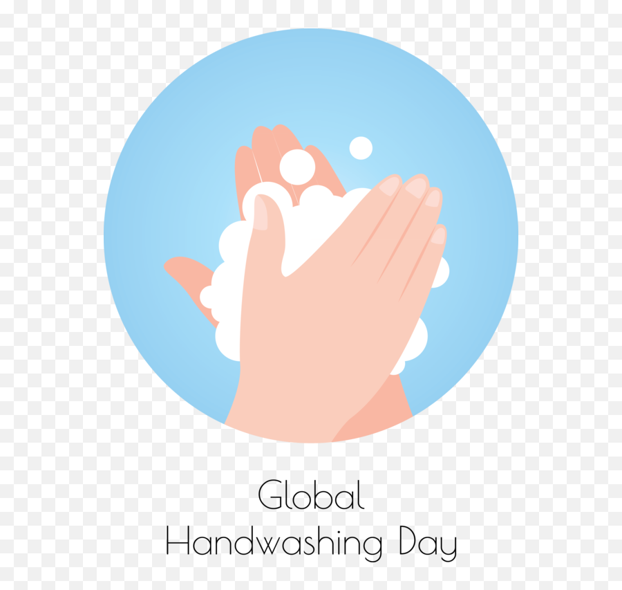 Global Handwashing Day Logo Area Line For Hand Washing - Language Png,Open Hands Icon