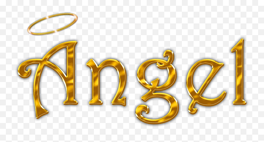 Angel Halo Design Gold Name - Angel Png,Angel Halo Transparent Background -  free transparent png images 