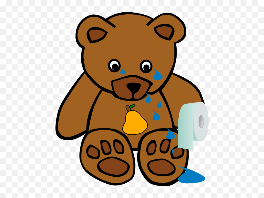 Download Crying Bear Png Images Clipart Free - Teddy Bear Cartoon,Cryin Baby Icon