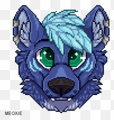 Blue Gif - Com By Meoxie Fur Affinity Dot Net Firry Headshot Gif Png,Aseprite Icon