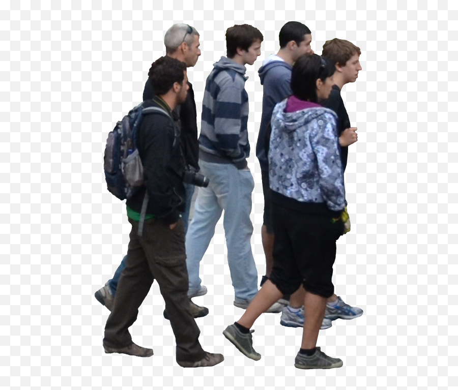 Human Figure Png Photoshop Image - Group Of People Walking,Human Figure Png