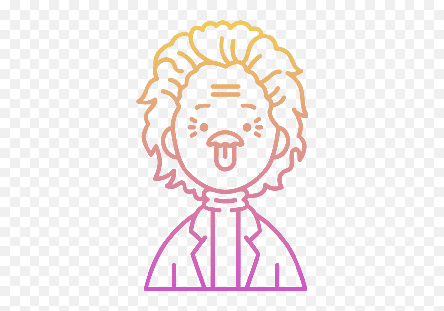 Albert Einstein Cartoon Icon - Canva Hair Design Png,Albert Einstein Icon