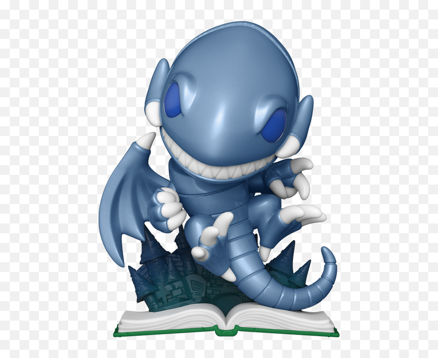 Blue - Eyes Toon Dragon Metallic Yugioh Pop Vinyl Blue Eyes Toon Dragon Funko Png,Yugi Icon