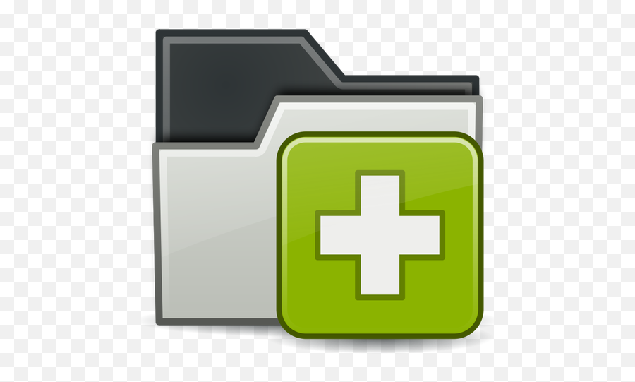 Adding Folder Symbol Public Domain Vectors Png Add Document Icon