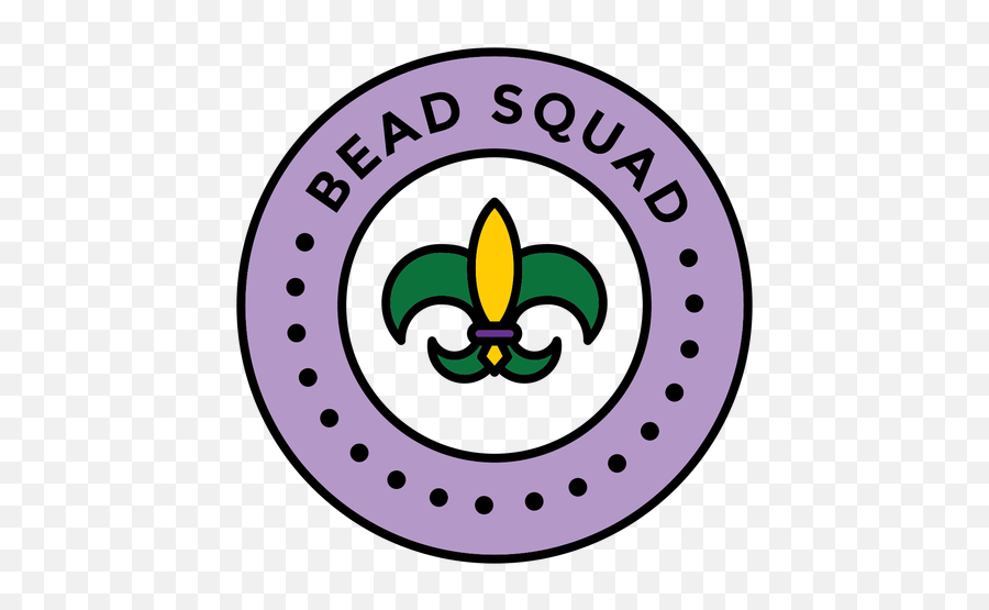 Bead Squad Mardi Gras Colored - Transparent Png U0026 Svg Vector Circle,Mardi Gras Beads Png