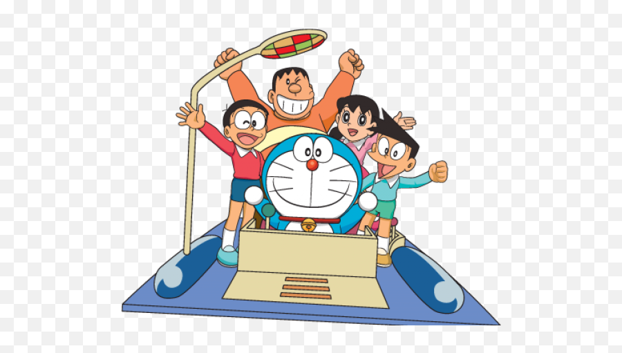 Doraemon Clipart Friend - Doraemon And Friends Png,Time Machine Png