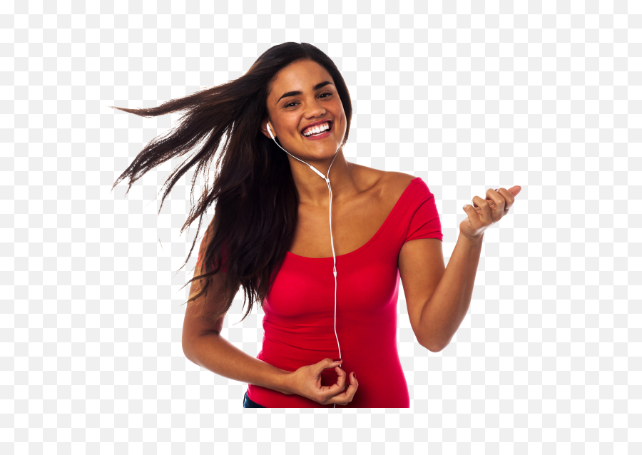 Women Listening Music Png Image - People Listening To Music Png,Music Png