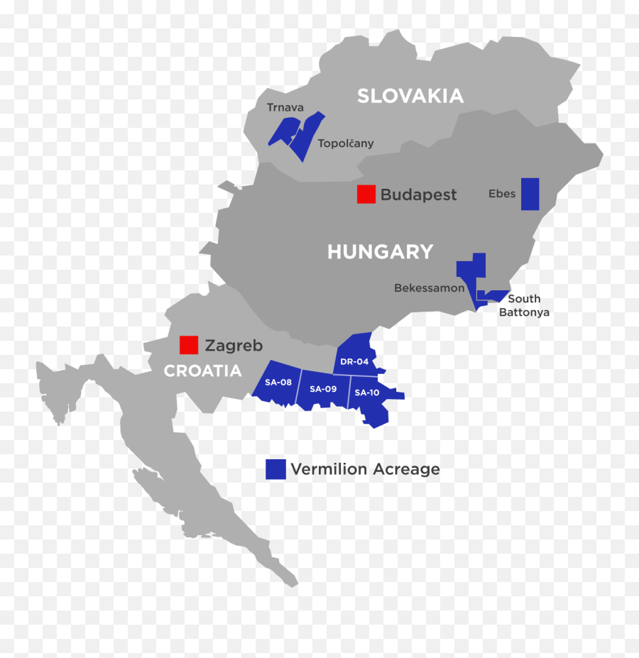 Central U0026 Eastern Europe Cee Vermilion Energy - European Oil Fields Png,Europe Map Png