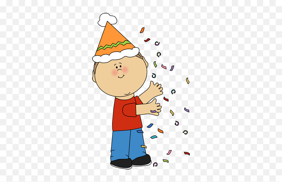 Download Free Png Kid With Birthday Confetti - Dlpngcom Boy Birthday Clipart Png,Birthday Confetti Png