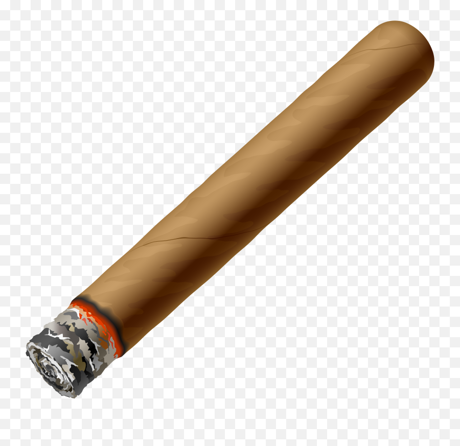 Download Tobacco Burning Cigar Cigarette Vector Cartoon - Cigar Png,Tobacco Png