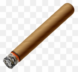 Download Tobacco Burning Cigar Cigarette Vector Cartoon - Cigar Png,Tobacco Png