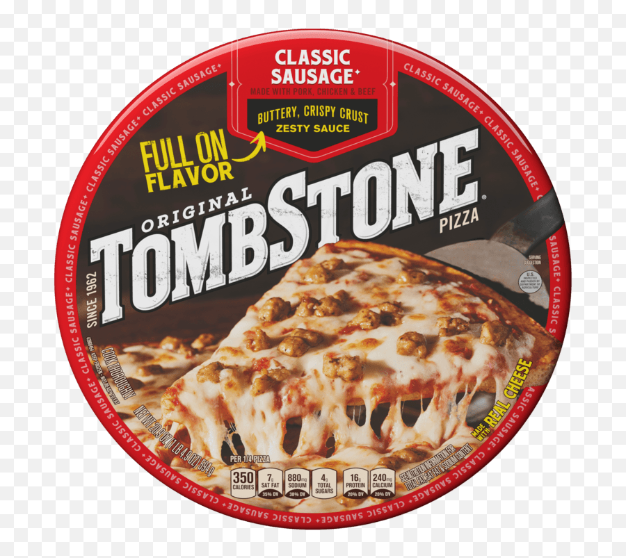Classic Sausage Frozen Pizza Original Tombstone - Tombstone Pizza Png,Tombstone Png