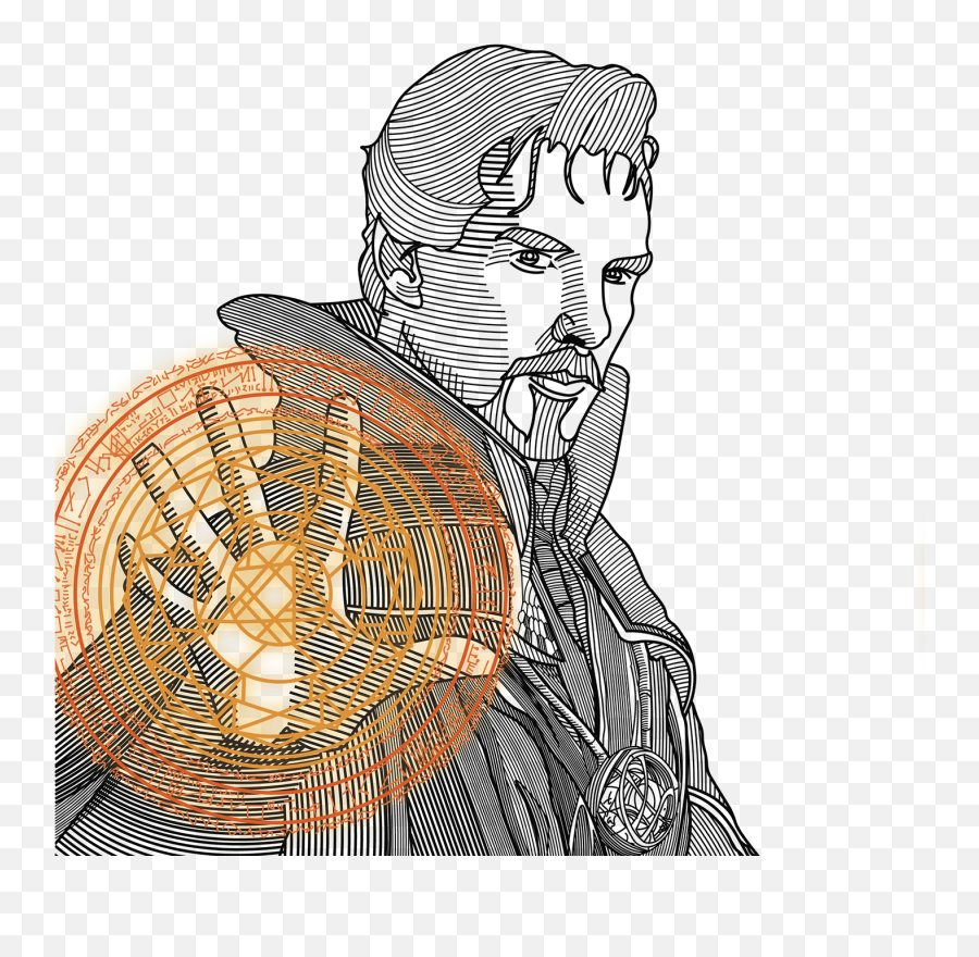 Download Hd Dr Strange Png Transparent - Illustration,Dr Strange Png