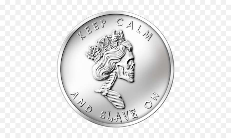 Coins Bullion Slave Queen One Ounce 999 Silver Medallion - Silver Bullet Silver Shield Png,Silver Shield Png