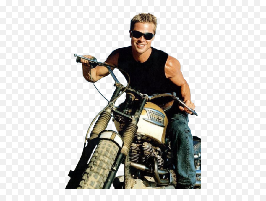 Man - Robert Redford Bred Pitt Png,Motorcycle Png