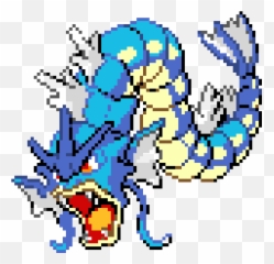 Gyarados Pixel Art Maker - Pokémon Gyarados Pixel Art Png,Gyarados Png