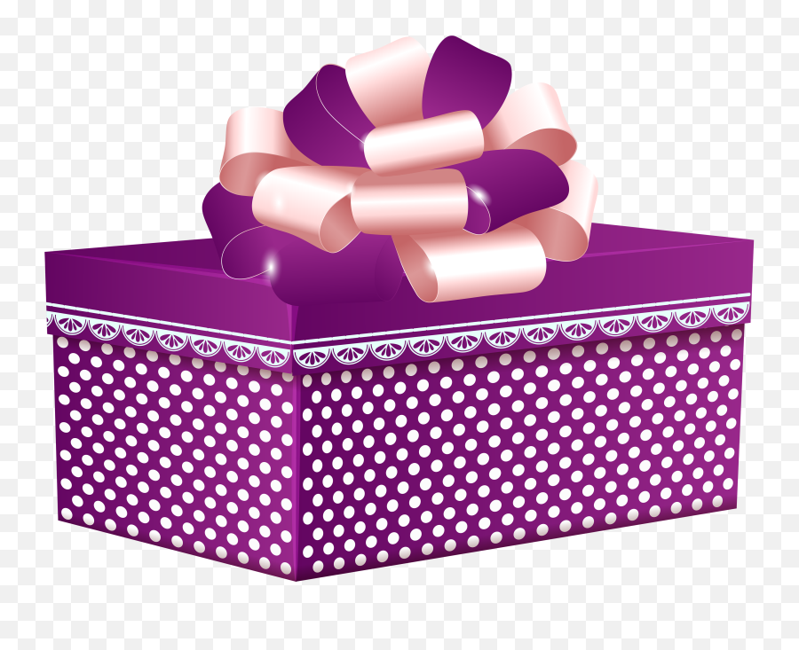 Purple Gift Boxes Png Box Clipart