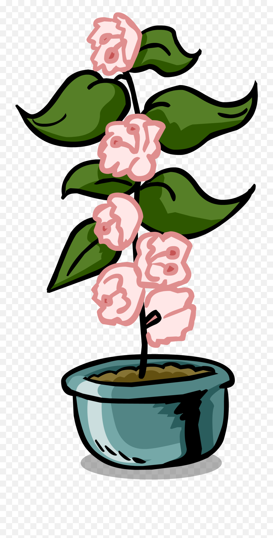 Growing Plants - Club Penguin Potted Plant Png,Growing Plant Png