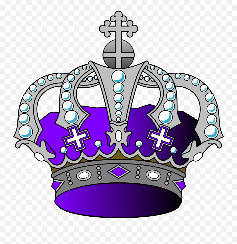 Crown King Drawing Free Image - Blue And Gold Crown Cake Topper Png,Crown Drawing Png