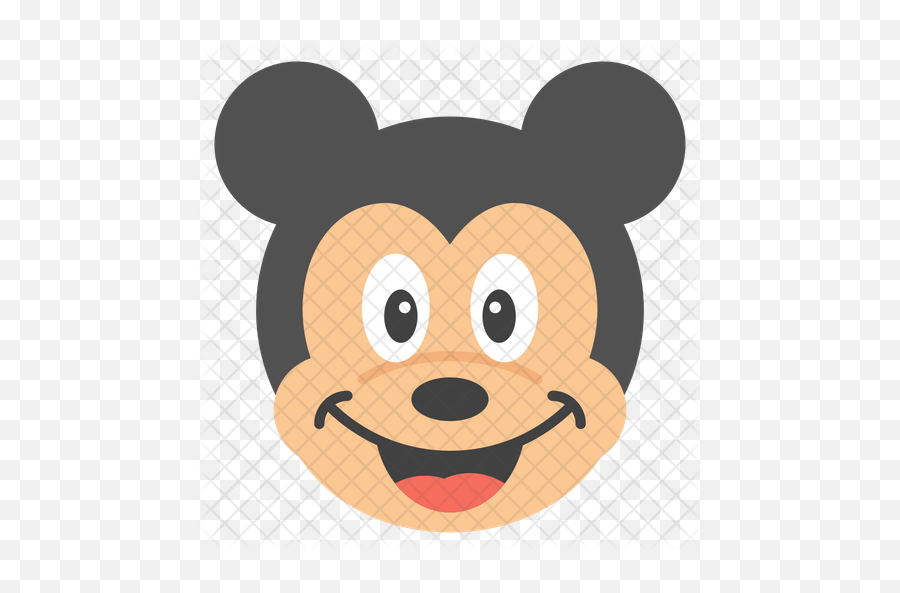 Mickey Mouse Emoji Icon Of Flat Style - Gwanghwamun Gate Png,Mickey Mouse Face Png