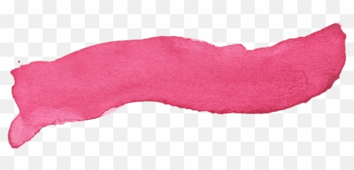 10 Pink Watercolor Brush Stroke Banner - Png
