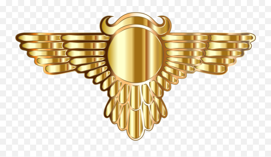 Symbol Brass Wing Png Clipart - Png Egyptian Symbol,Wings Vector Png