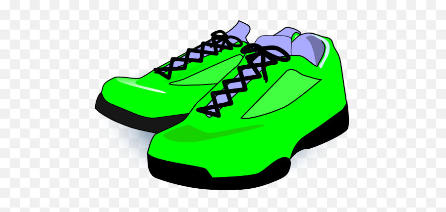 Bright Green Tennis Shoes Png Clip Arts - Tennis Shoes Clip Art,Tennis Shoes Png