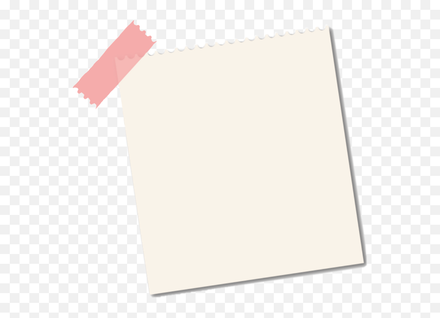 Note Paper Sticker - Horizontal Png,Note Paper Png
