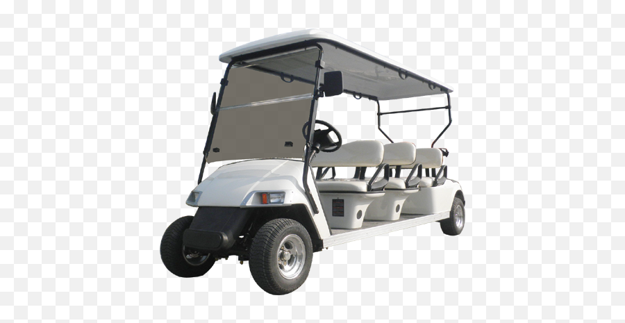 Six Person Long Electric Golf Cart - For Golf Png,Golf Cart Png