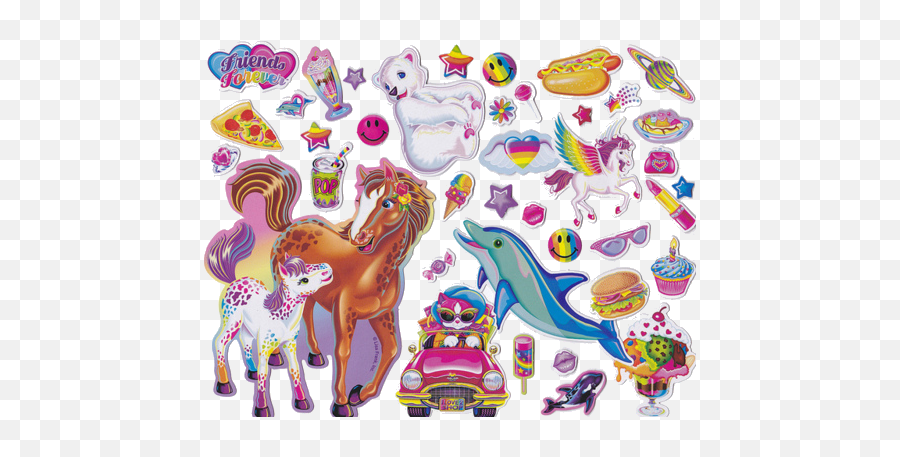 Lisa Frank Stickers Png Image With - Transparent Lisa Frank Stickers,Lisa Frank Png