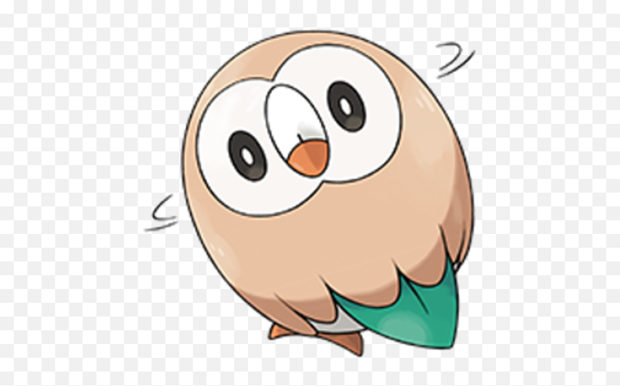 Download Pokemon Sun Moon Rowlet Png - Rowlet Png,Rowlet Png