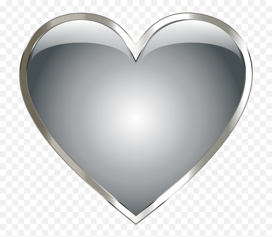 Medium Image - Silver Heart Png,Silver Heart Png