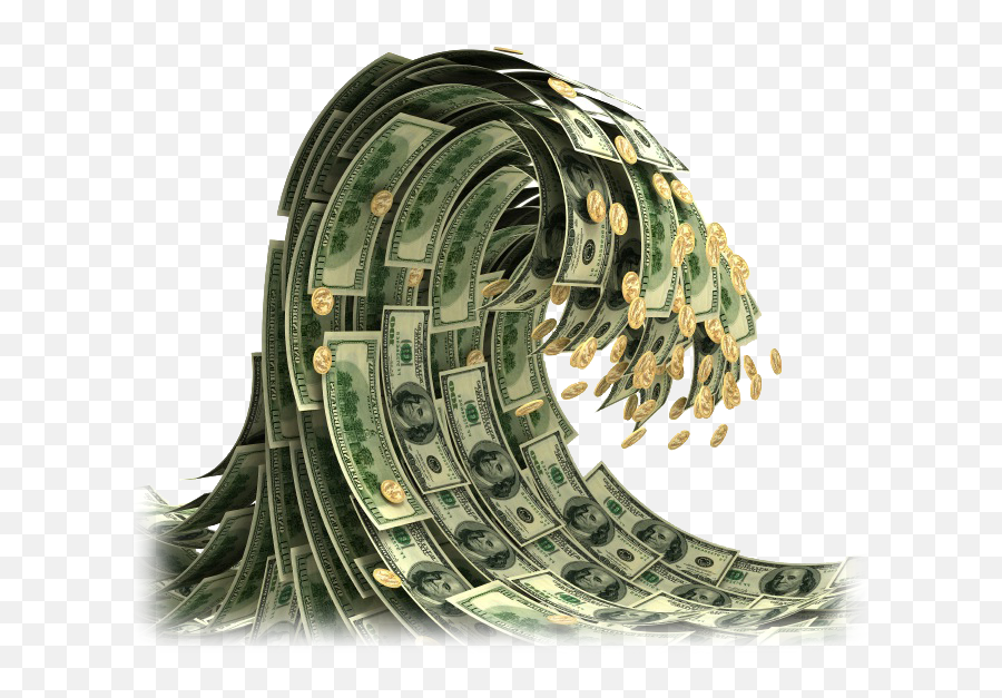 Download Hd 6120566 - Money Disaster Transparent Png Image Money Wave Png,Money Png Images