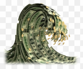 Download Hd 6120566 - Money Disaster Transparent PNG Image Wave Png