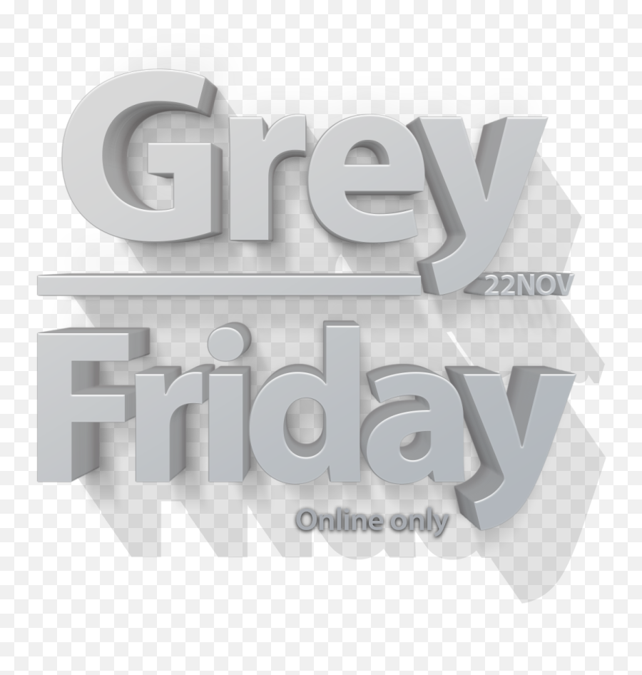 Grey Friday - Horizontal Png,Friday Png