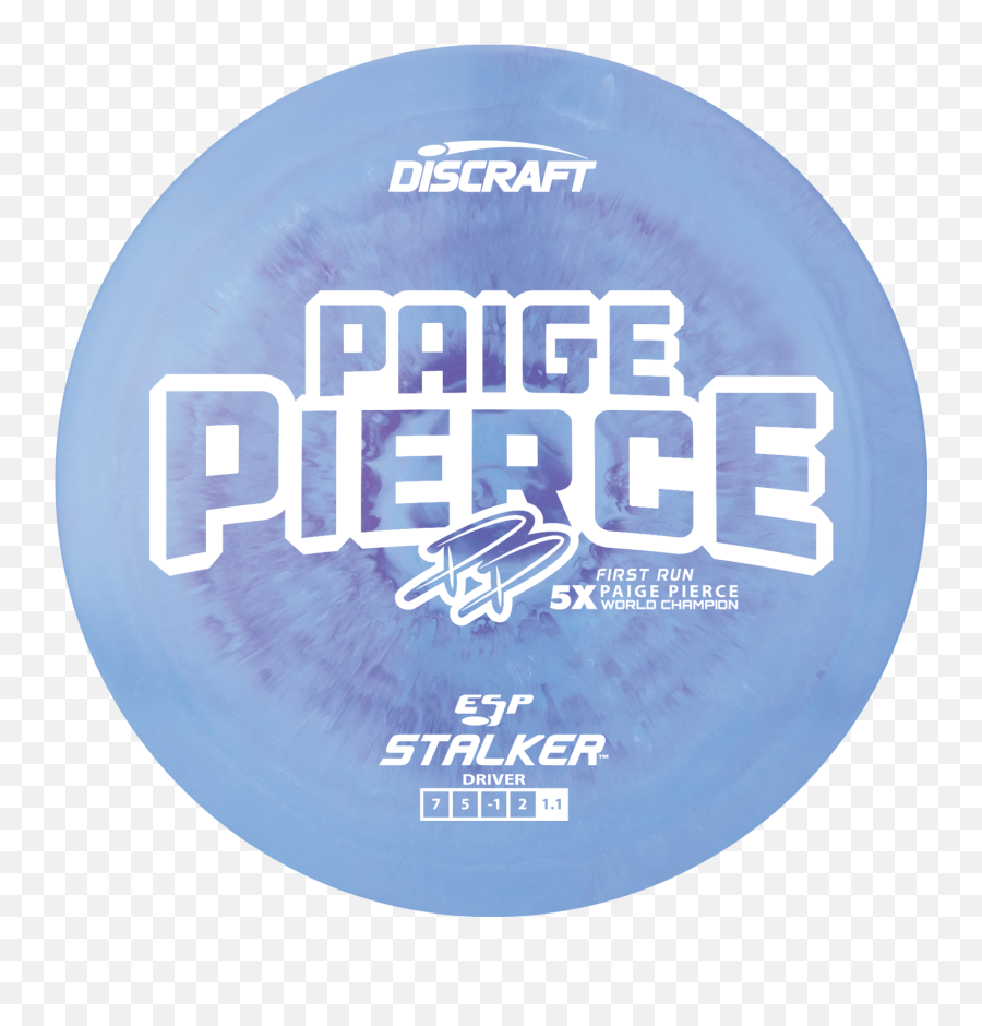 Discraft Disc Golf Esp Stalker - Paige Pierce Signature Series Stalker Flight Numbers Png,Stalker Png