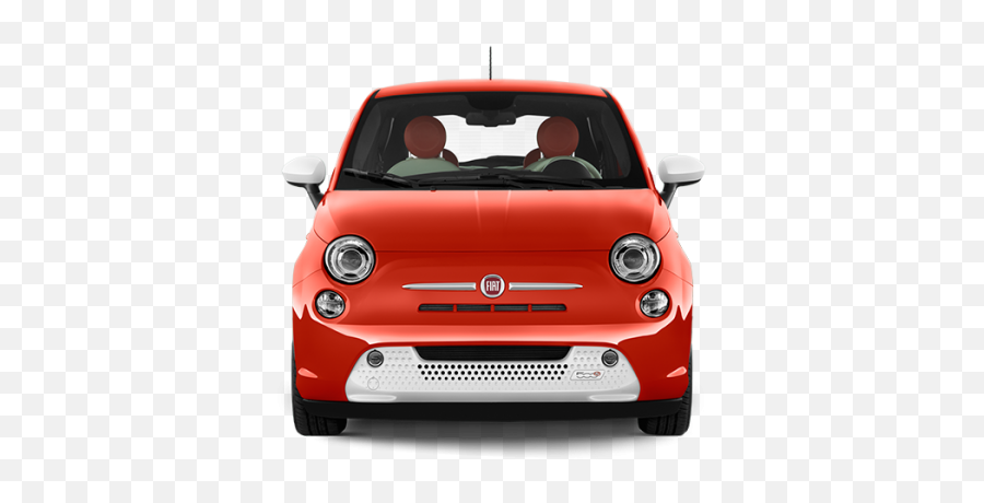 Fiat Front View Red Color Car Png - Car Front View Png,Car Front View Png