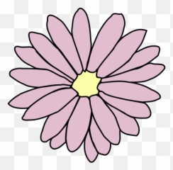 Pink Daisy Png Svg Clip Art For Web - Girly