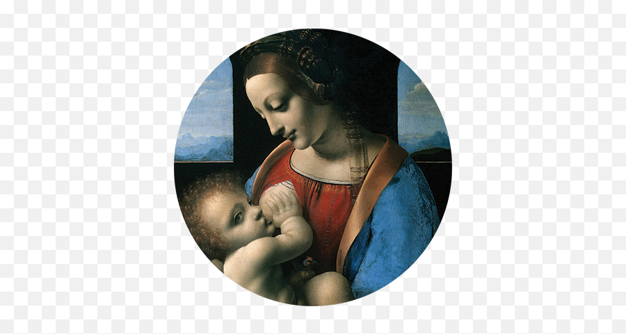 Dat Series - Madonna Litta And The Png,Madonna And Child Icon