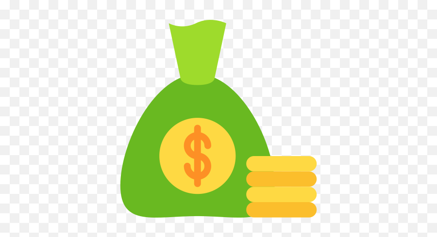 Money Bag - Free Business Icons Language Png,Green Dollar Icon