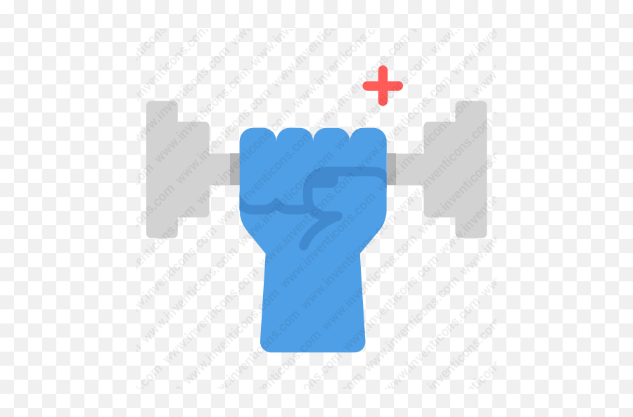 Download Exercise Vector Icon Inventicons - Fist Png,Fist Flat Icon