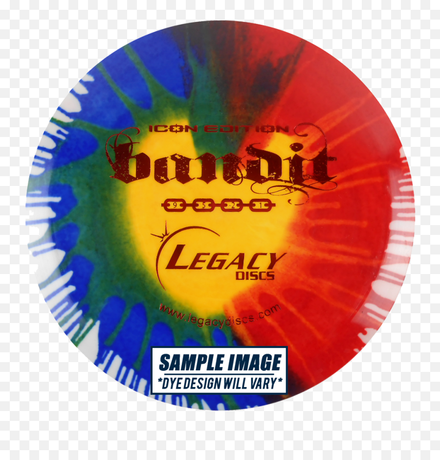 Legacy Tie - Dye Icon Edition Bandit Fairway Driver Golf Disc Dot Png,Tie Icon