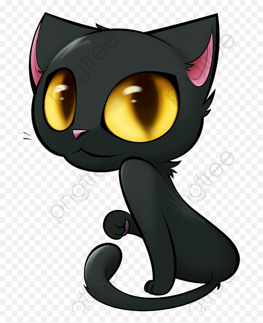 Witch Cat Clipart Halloween Png Transparent Image Black