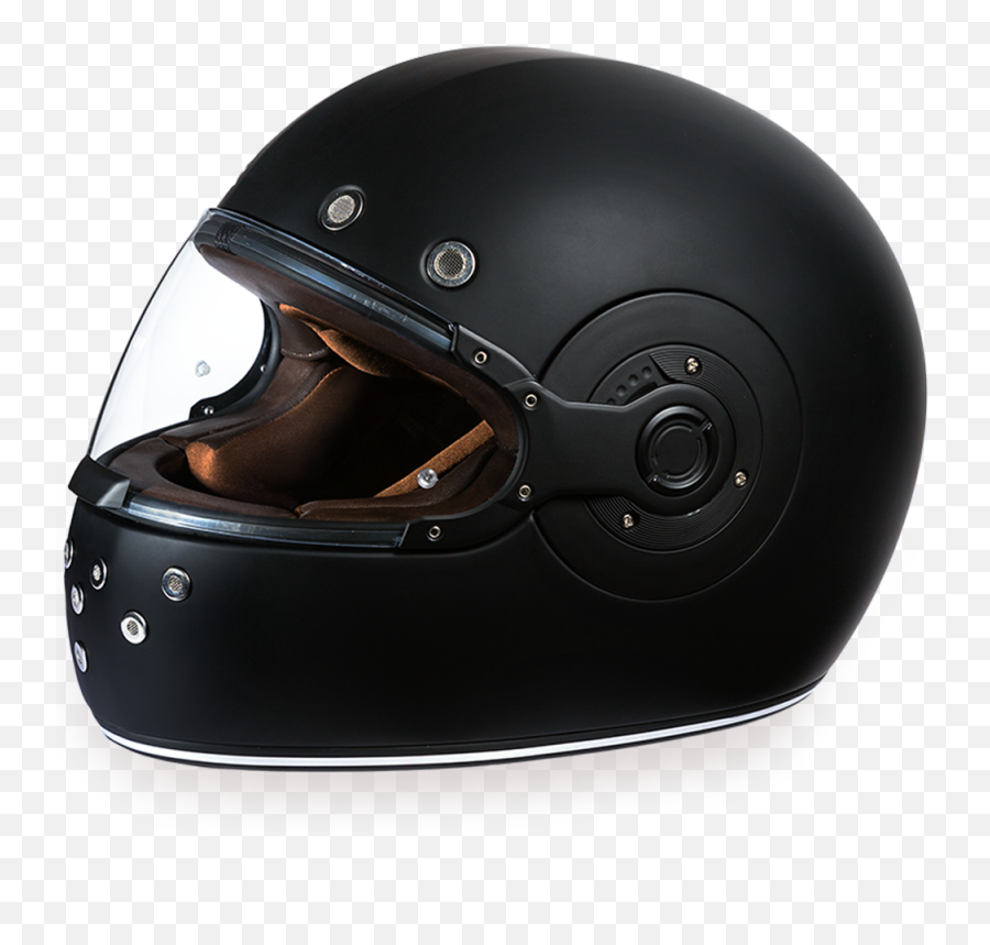 Black Full Face Helmet - Black Full Face Helmet Retro Png,Icon Airmada Gloss Black