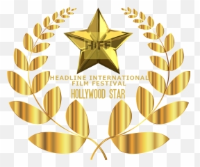 Hiff Hollywood Star - Coroa De Louros Em Png,Hollywood Star Png