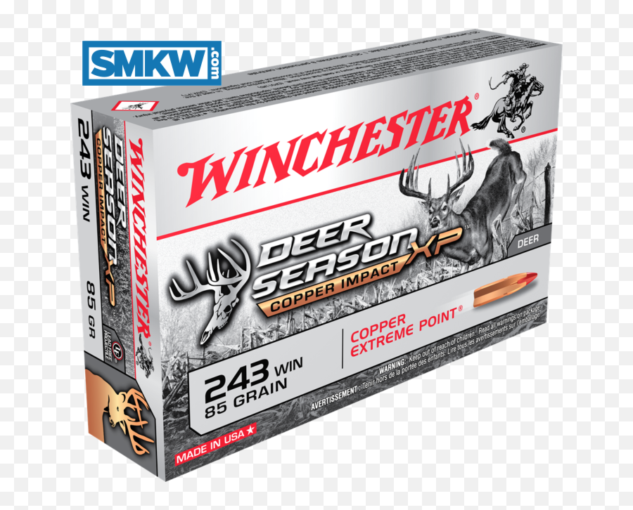 Winchester Deer Season Xp Copper Impact Ammo 243 - Winchester Deer Season Xp 270 Png,Sword Of The Stars Flashing Icon