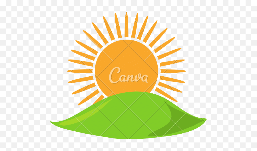 Summer Sun Icon - Canva Png,Half Sun Icon