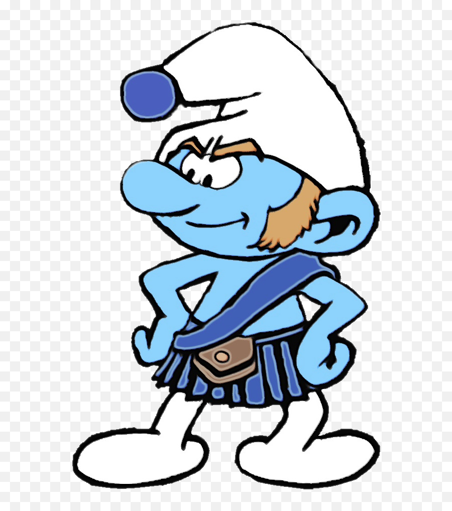 Check Out This Transparent Gutsy Smurf Png Image