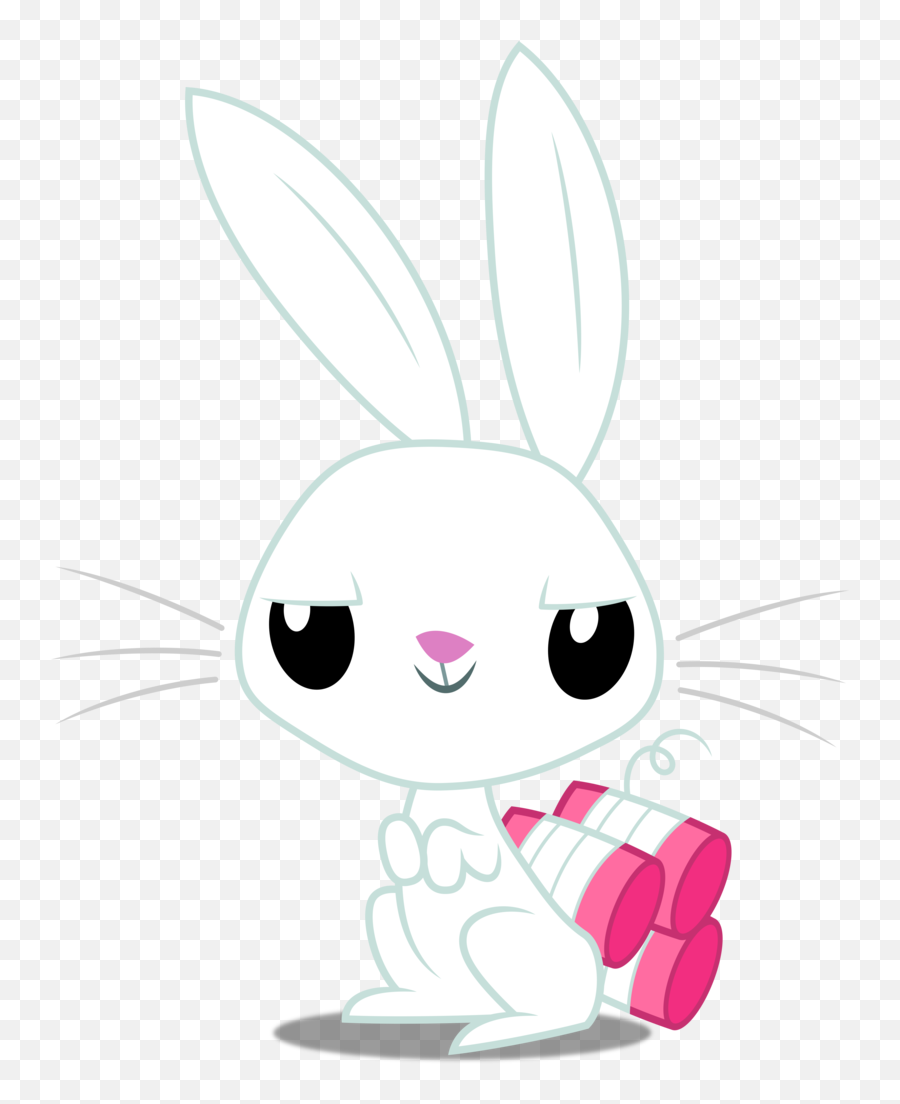 Download Rabbit Vector Background - Derpy Bunny Transparent Illustration Png,Bunny Transparent